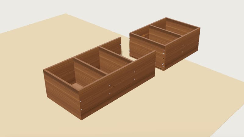 Furinno LUDER 5-Tier Bookcase, finished, from the animated guide